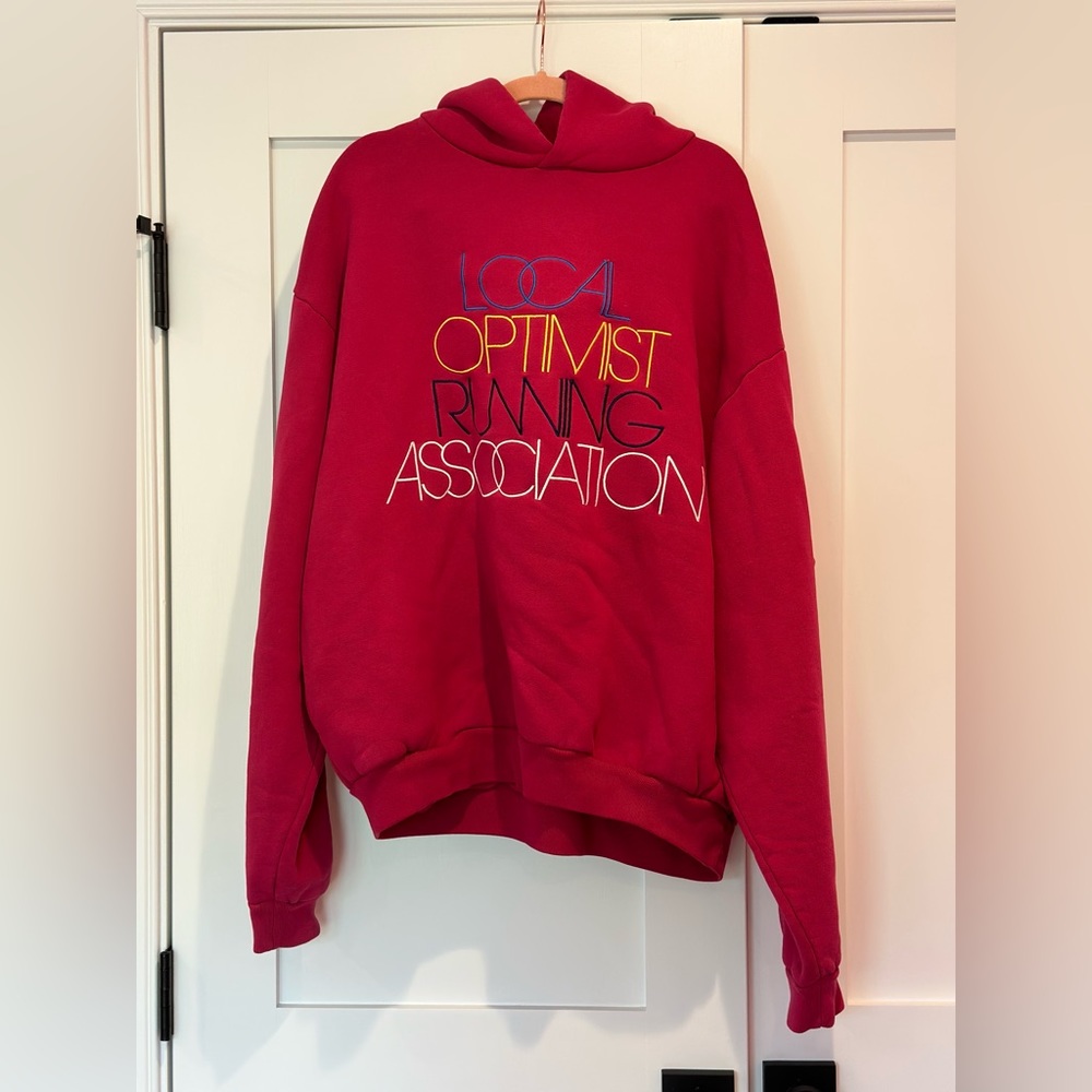 COPY - NWOT Madhappy Hoodie Sweatshirt Local Optimist Running Association L w/ …